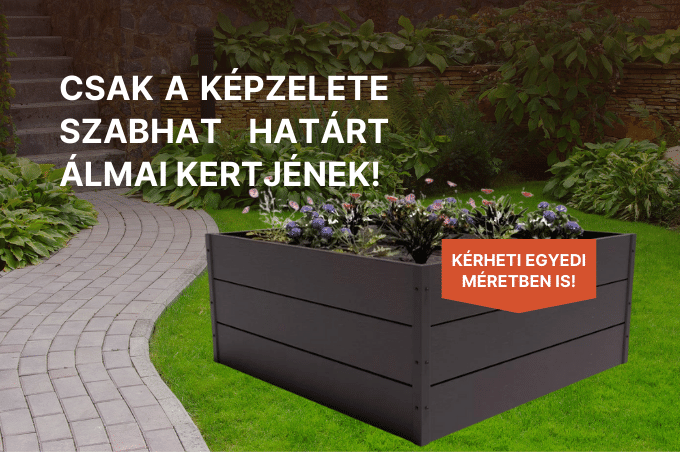 Csak a képzelete szabhat határt álmai kertjének!